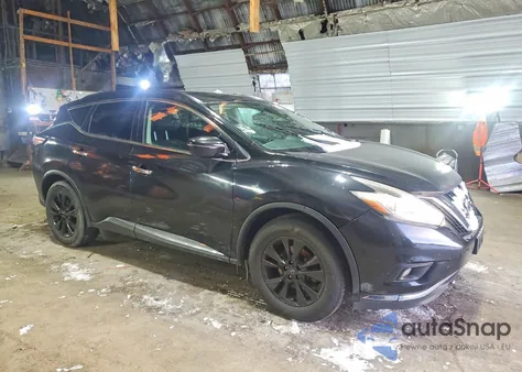 2016 Nissan Murano S z USA, uszkodzony, nr VIN 5N1AZ2MH2GN119442